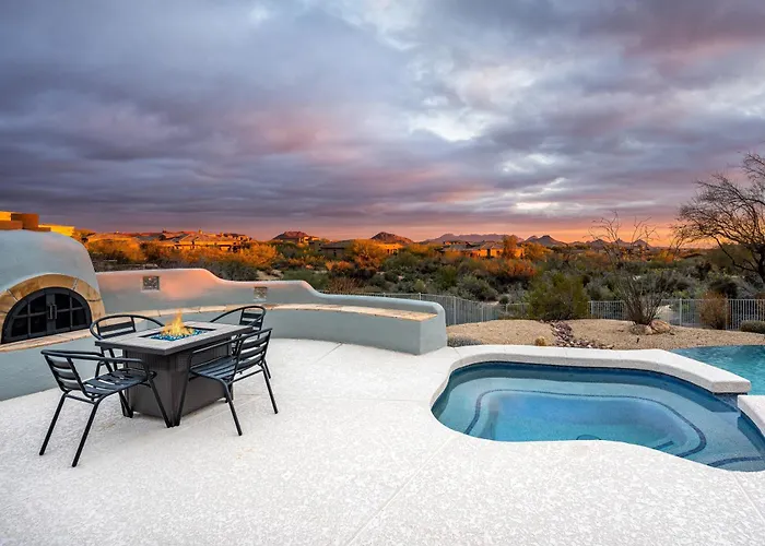Ferienhaus Mountain Views Swimming A Private Escape At Sonoran Serenity Scottsdale